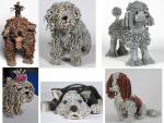скульптуры собак из велосипедных цепей художницы Нирит Левав (фото 1)